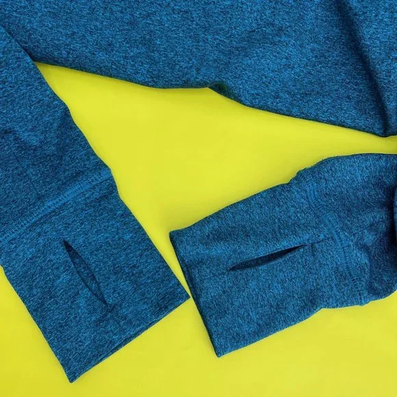 PINK Victoria's Secret 1/4 zip Pullover, Blue, Size S - Picture 7 of 7